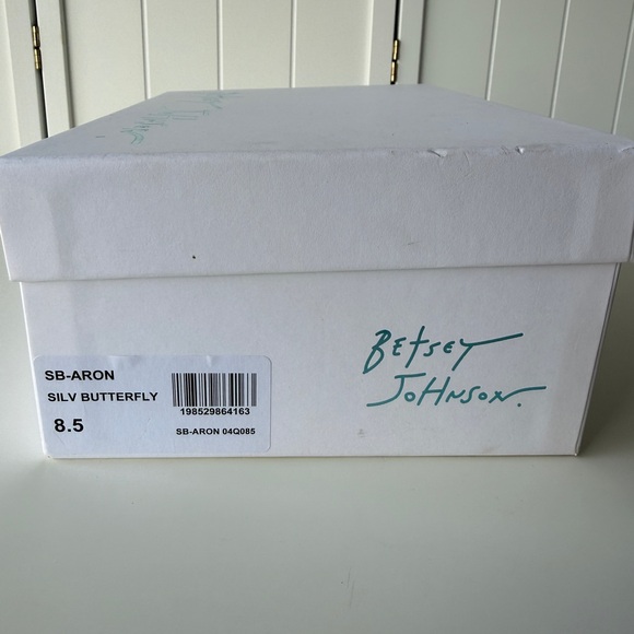 Betsey Johnson Silver Multicolor Crystal Embellished Loafers - Picture 7 of 9